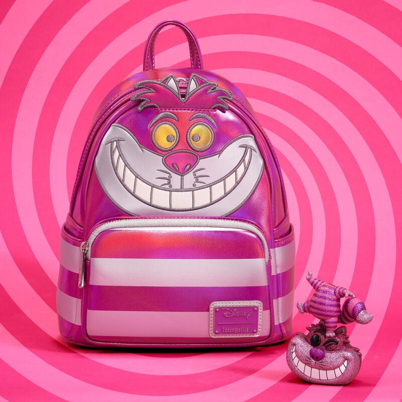 Disney's 100th Anniversary Exclusive: Platinum Cheshire Cat Funko Pop! and Loungefly Bag - PPJoe Pop Protectors