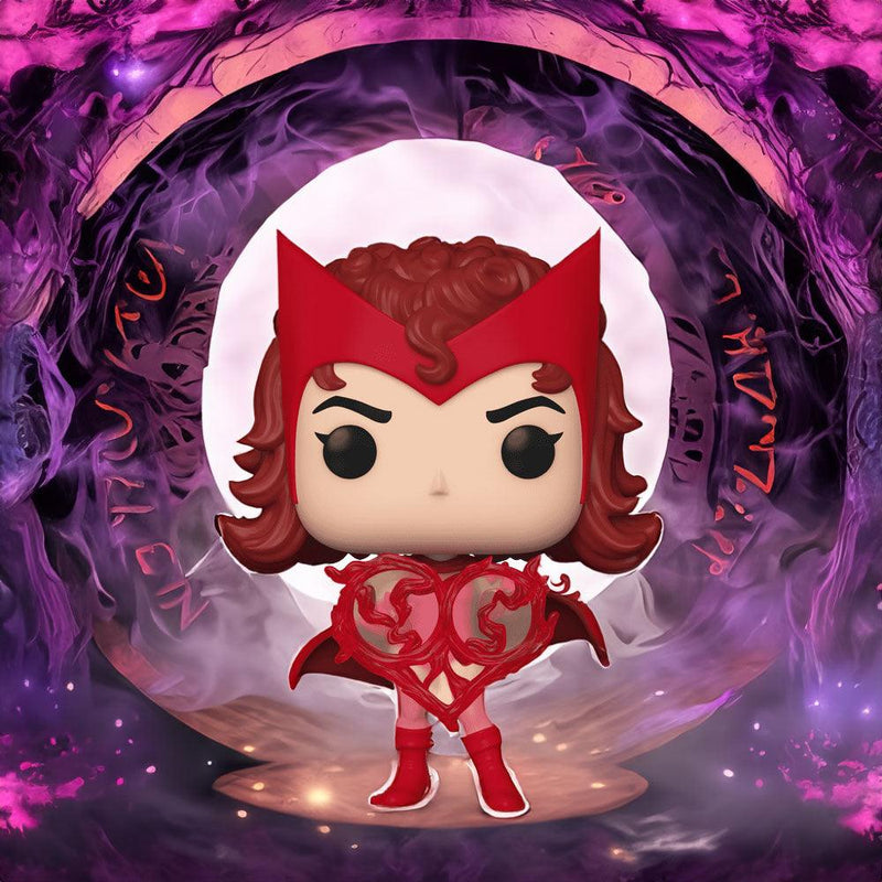 Exploring the Charm and Exclusivity of the 2024 Valentine's Scarlet Witch Funko Pop Figure - PPJoe Pop Protectors