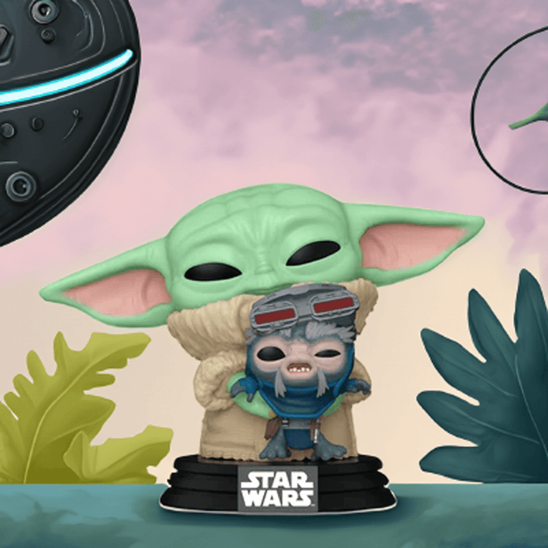 Unveiling the Exclusive 2023 Star Wars Collectible: Grogu and Anzellan Droidsmith Funko Pop! - PPJoe Pop Protectors