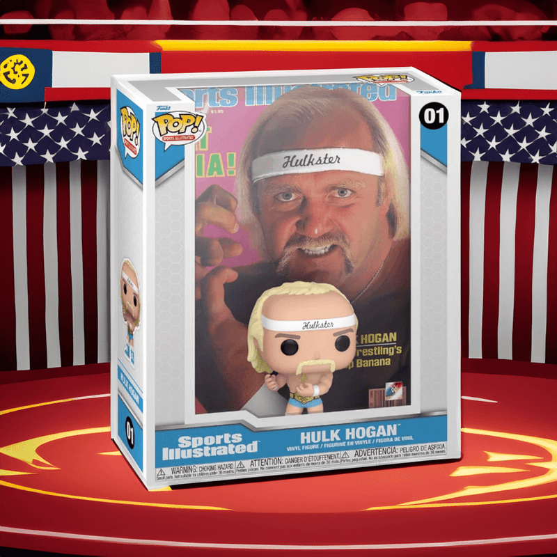 Introducing the Limited-Edition 2023 Hulk Hogan Sports Illustrated Funko Pop! Vinyl Figure - PPJoe Pop Protectors
