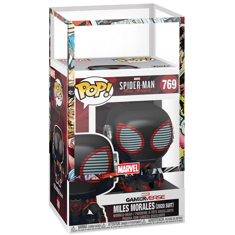 Funko - PRE-ORDER: Funko POP Games: Miles Morales - 2020 Suit With Marvel Sleeve
