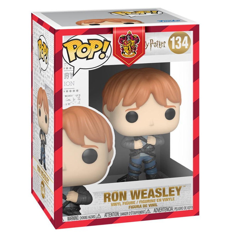 IN STOCK: Exclusive HP Anniversary Ron Funko Pop! with Gryffindor Sleeve - PPJoe Pop Protectors