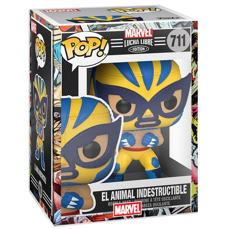 IN STOCK: Lucha Libre Wolverine Funko POP! Marvel Edition w/ PPJoe Sleeve - PPJoe Pop Protectors