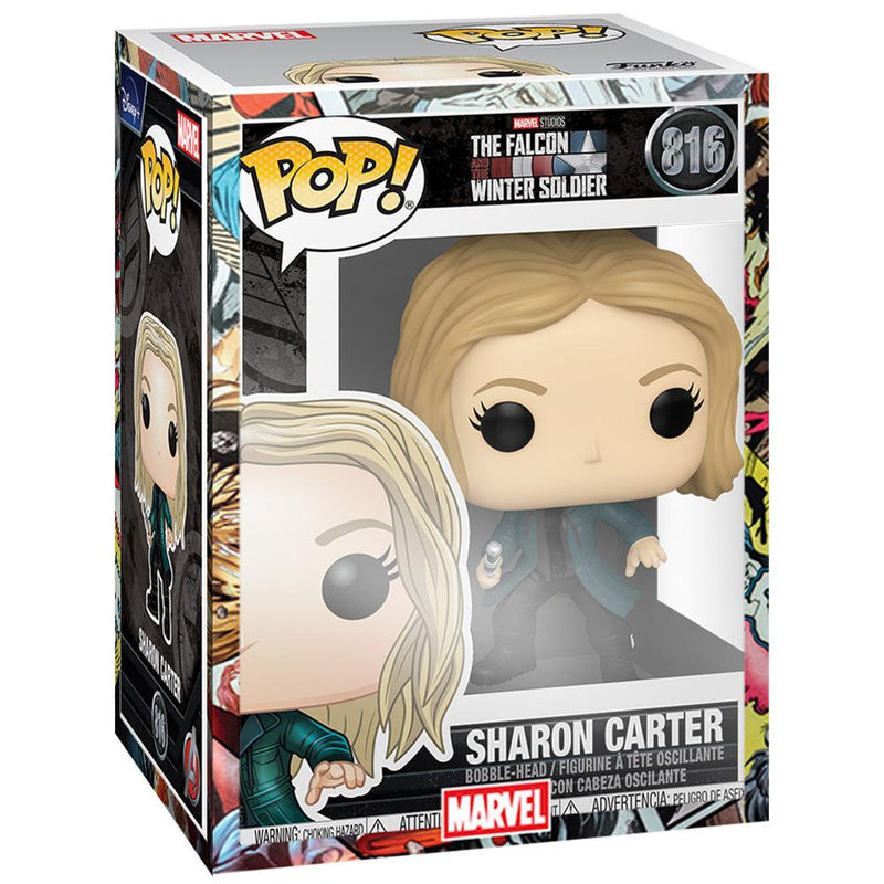 Funko - PRE-ORDER: Funko POP Marvel: The Falcon & Winter Soldier - Sharon Carter With Marvel Sleeve