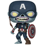 IN STOCK: Marvel's What If? Zombie Captain America Funko Pop! Figure - PPJoe Pop Protectors