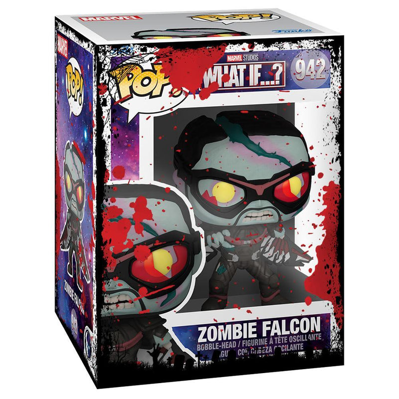 IN STOCK: Zombie Falcon Funko POP! Marvel's What If with PPJoe Sleeve - PPJoe Pop Protectors